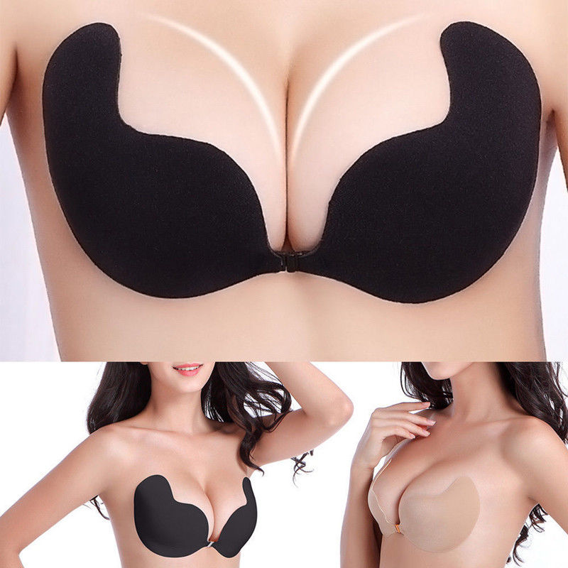 Backless Bra Sticky - Sutiã adesivo feminino, push up, sem