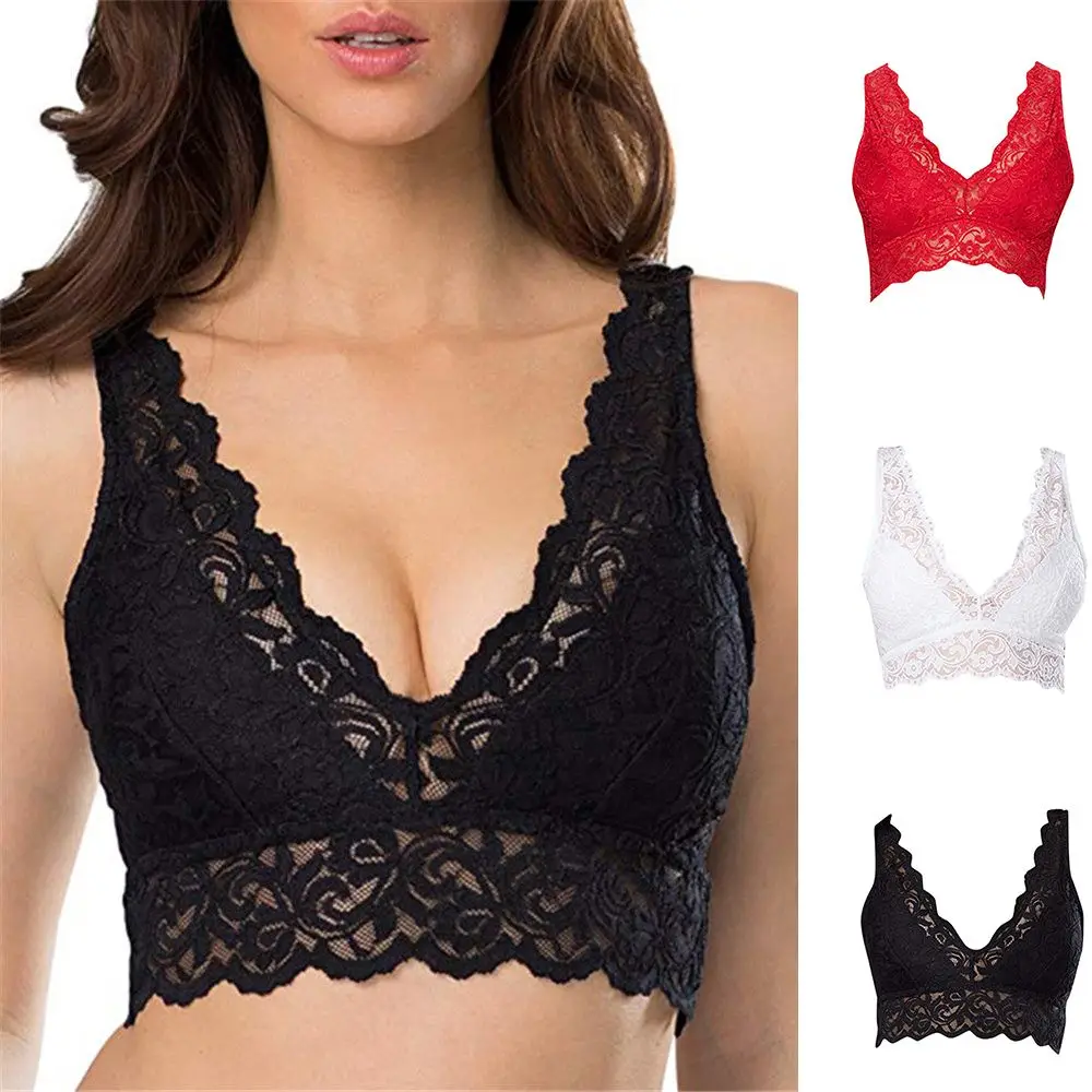 T Shirt Bra Seamless - Mulheres sutiãs de renda acolchoado bralette