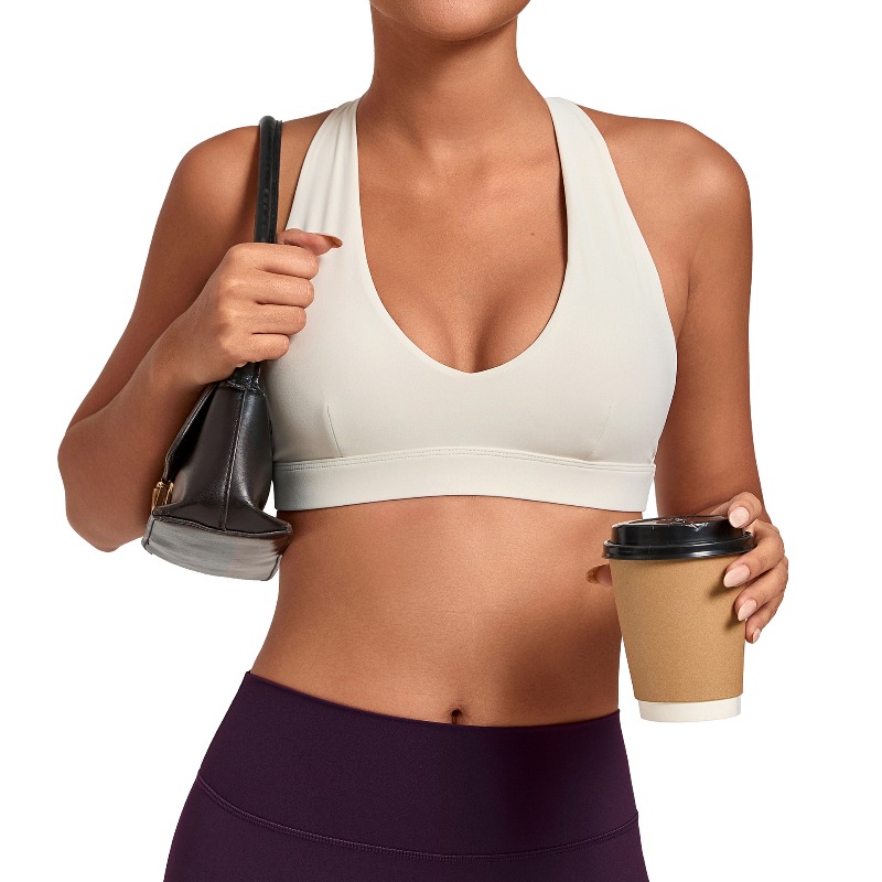 Sports Bra Racerback - Sutiã Esportivo Feminino Samless para Academia,