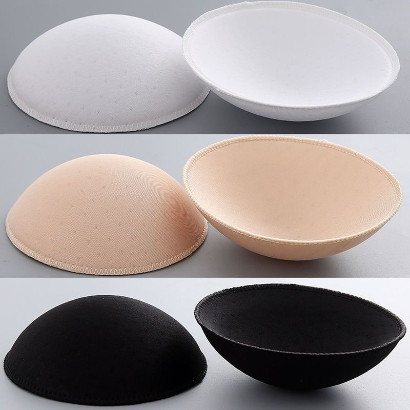 Push Up Bra Silicone - Almofadas de esponja redondas para sutiã