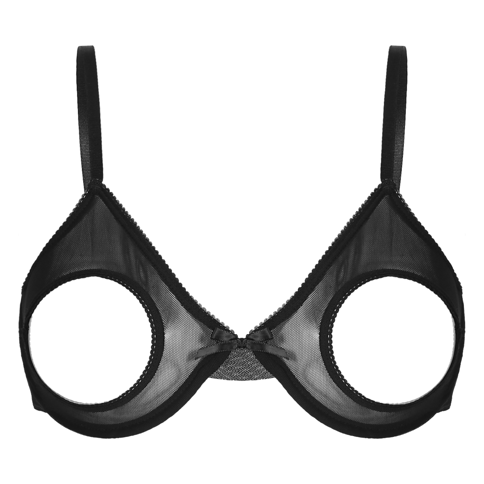 Demi Bra Balconette - Sutiã Feminino de Renda com Aro,
