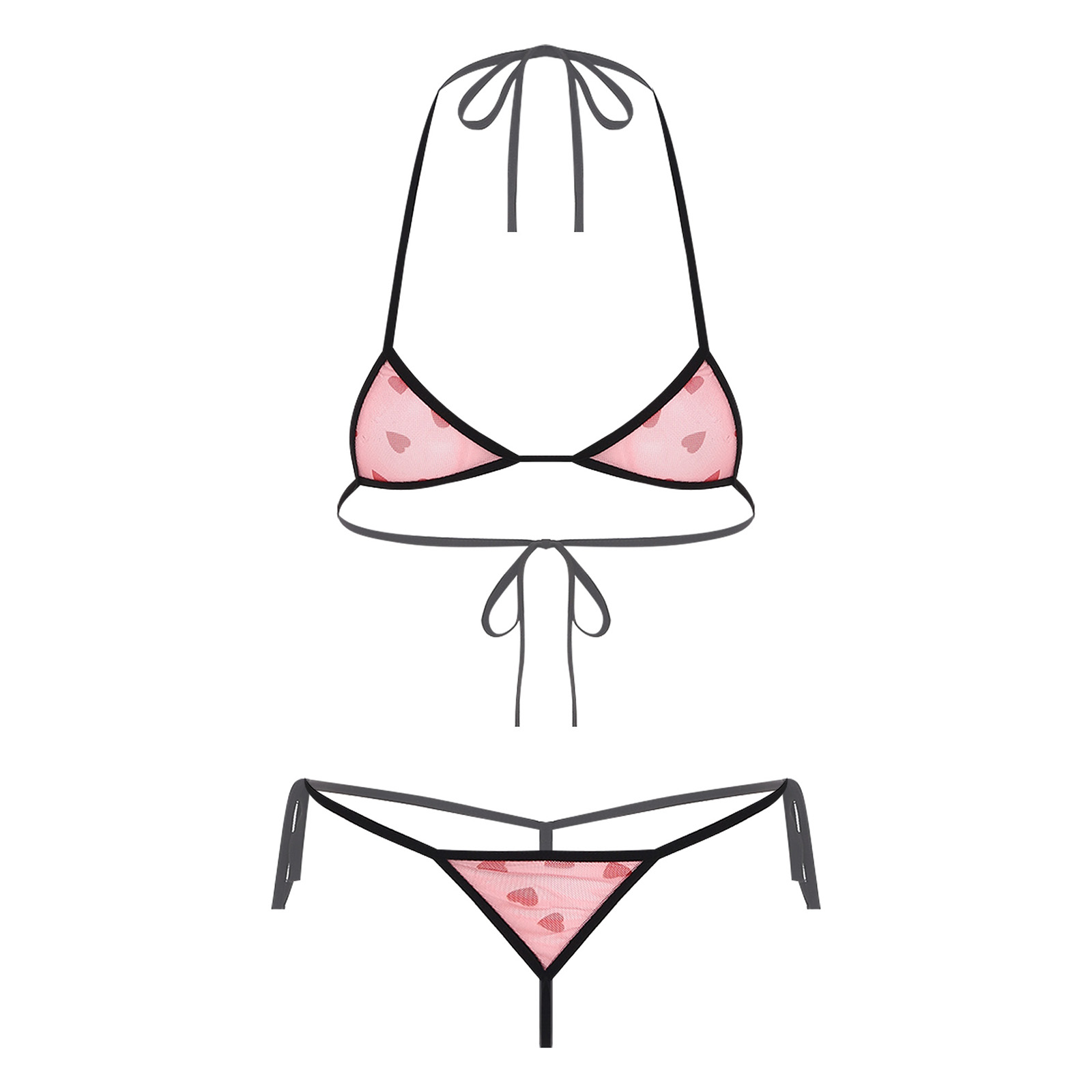 Mulheres micro mini biquíni li - Sheer Bra Lace avaliação e preço