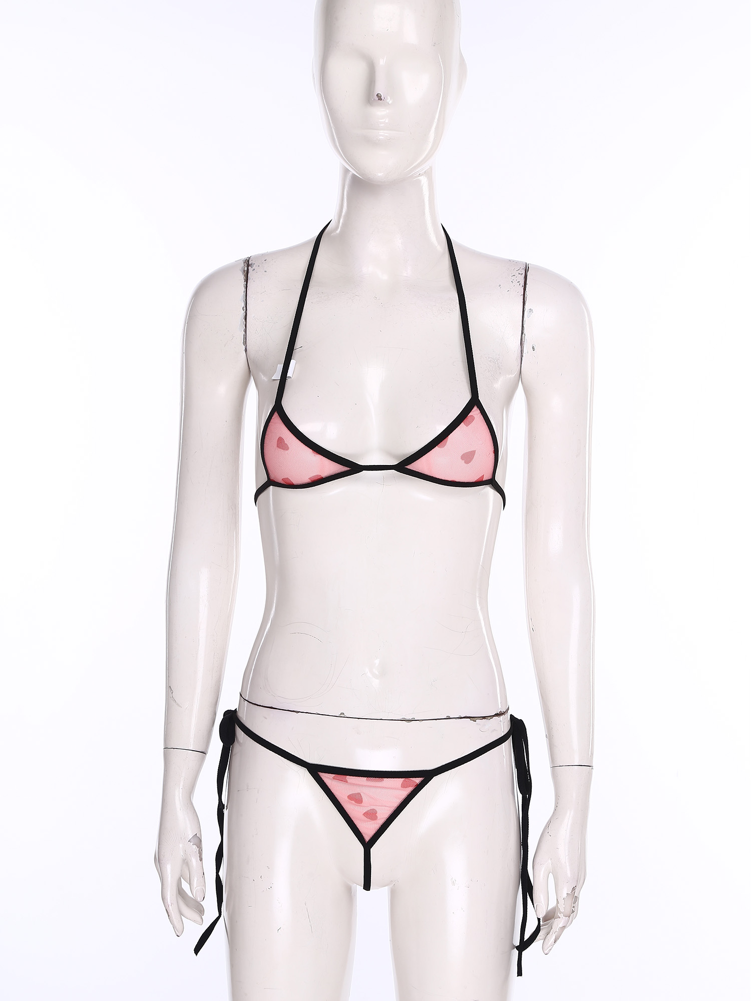 Mulheres micro mini biquíni li - Sheer Bra Lace avaliação e preço