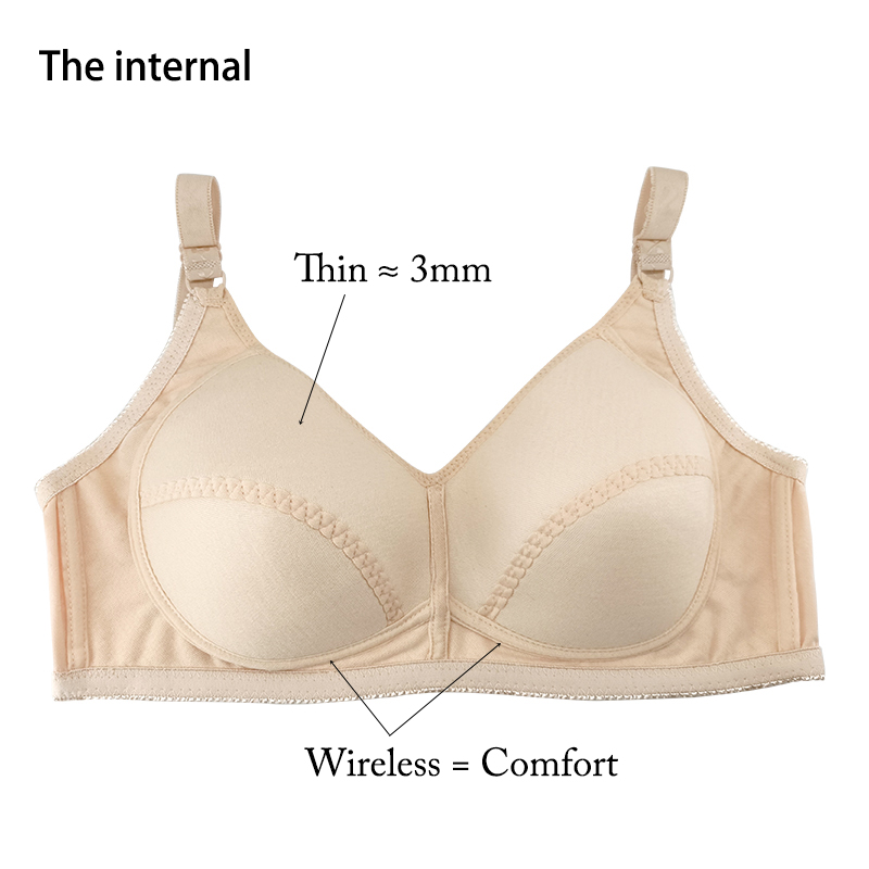 Sutiãs em Relevo para Mulheres - Full Coverage Bra avaliação e preço