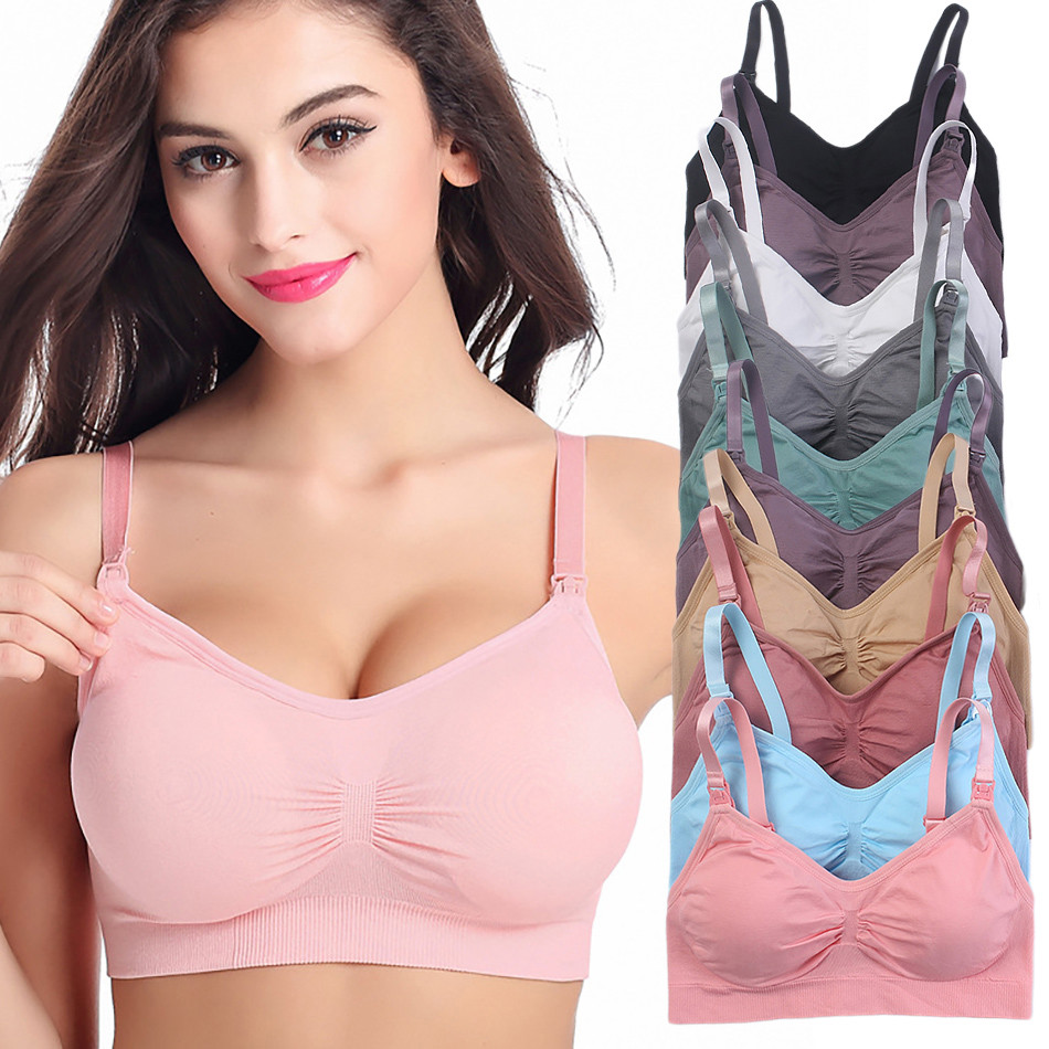 Respirável maternidade sutiãs  - Sleep Bra Bralette avaliação e preço