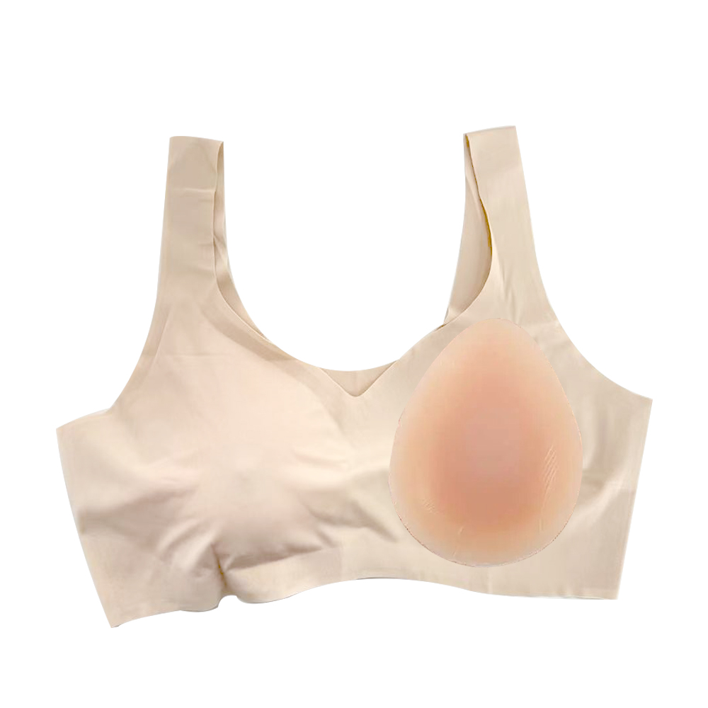 Sutiã de silicone falso peito  - Mastectomy Bra Pocket avaliação e preço