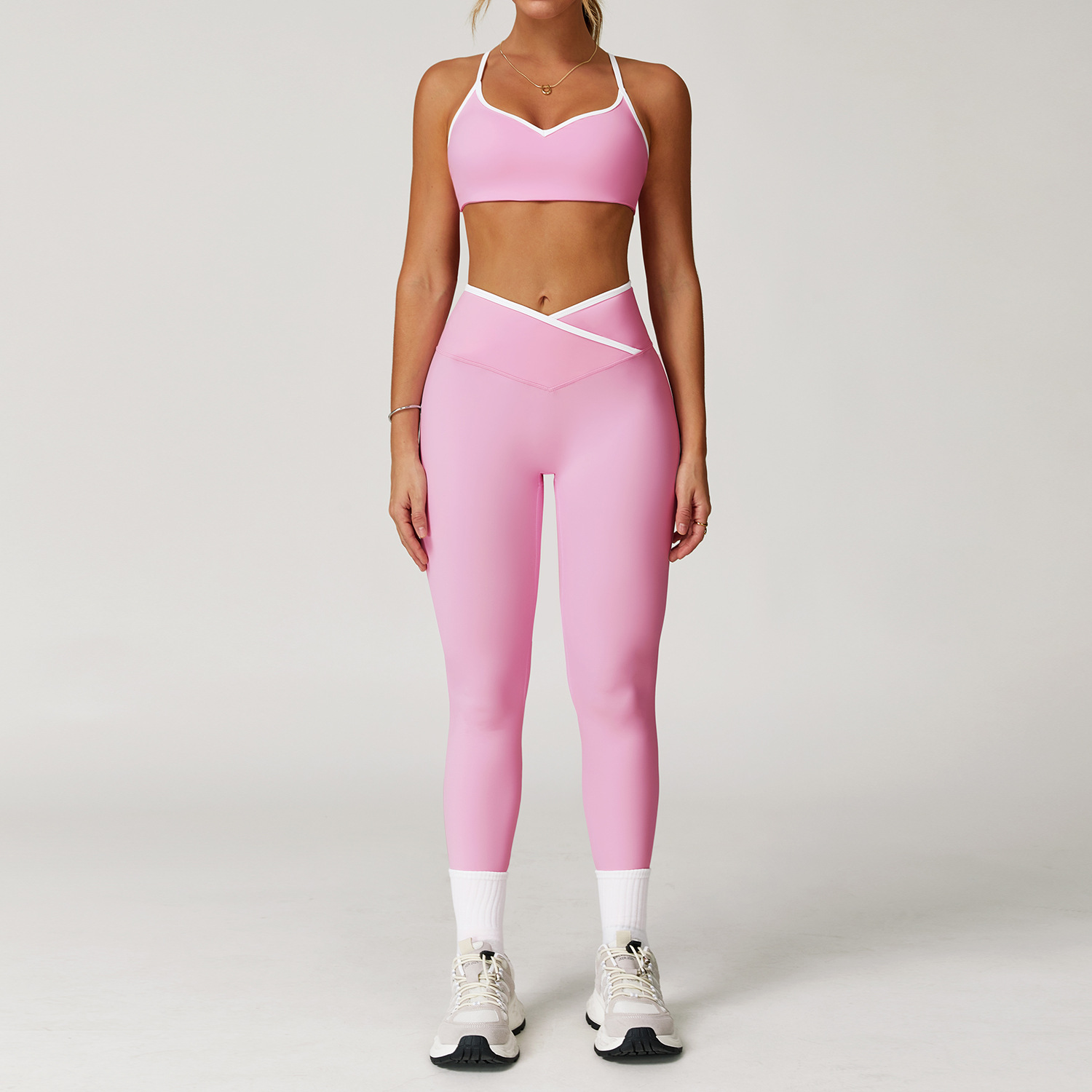 Sutiã esportivo feminino para  - Sports Bra Racerback avaliação e preço