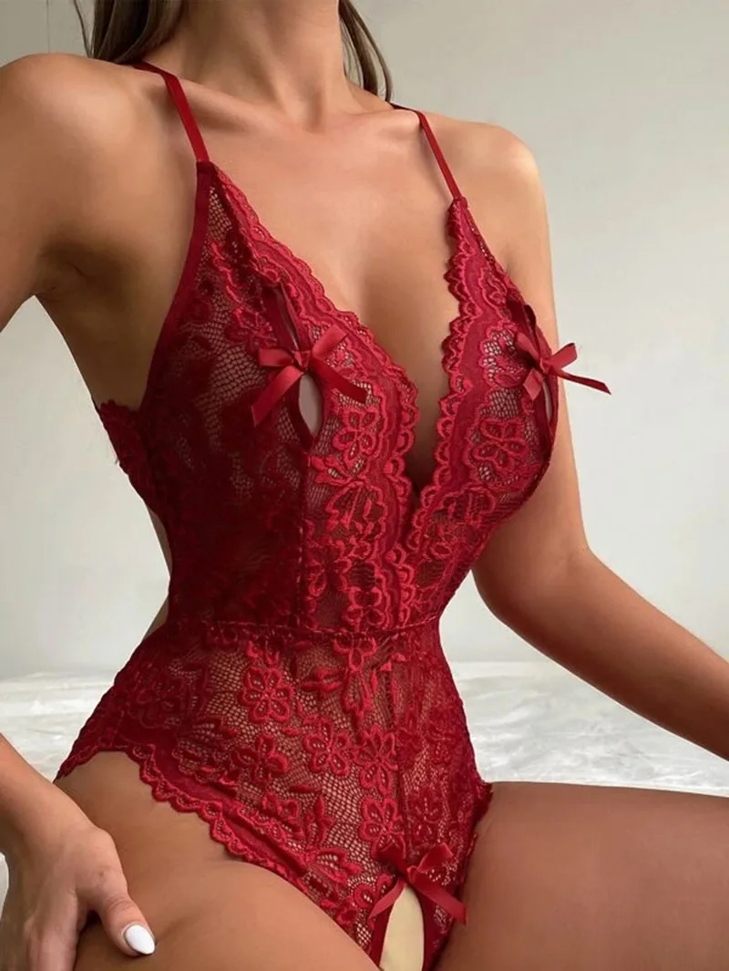 Lenceria mujer sexi uma peça s - Sheer Bra Lace avaliação e preço