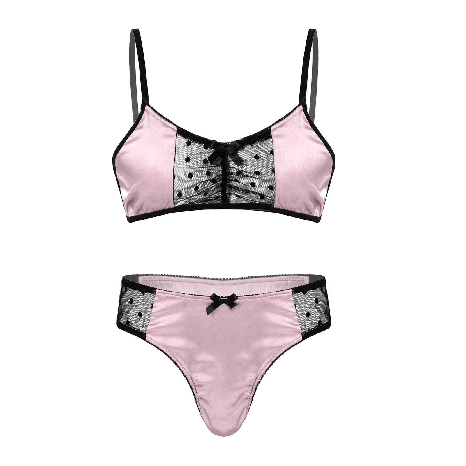 Lingerie de cetim para homem t - Sheer Mesh Bra avaliação e preço