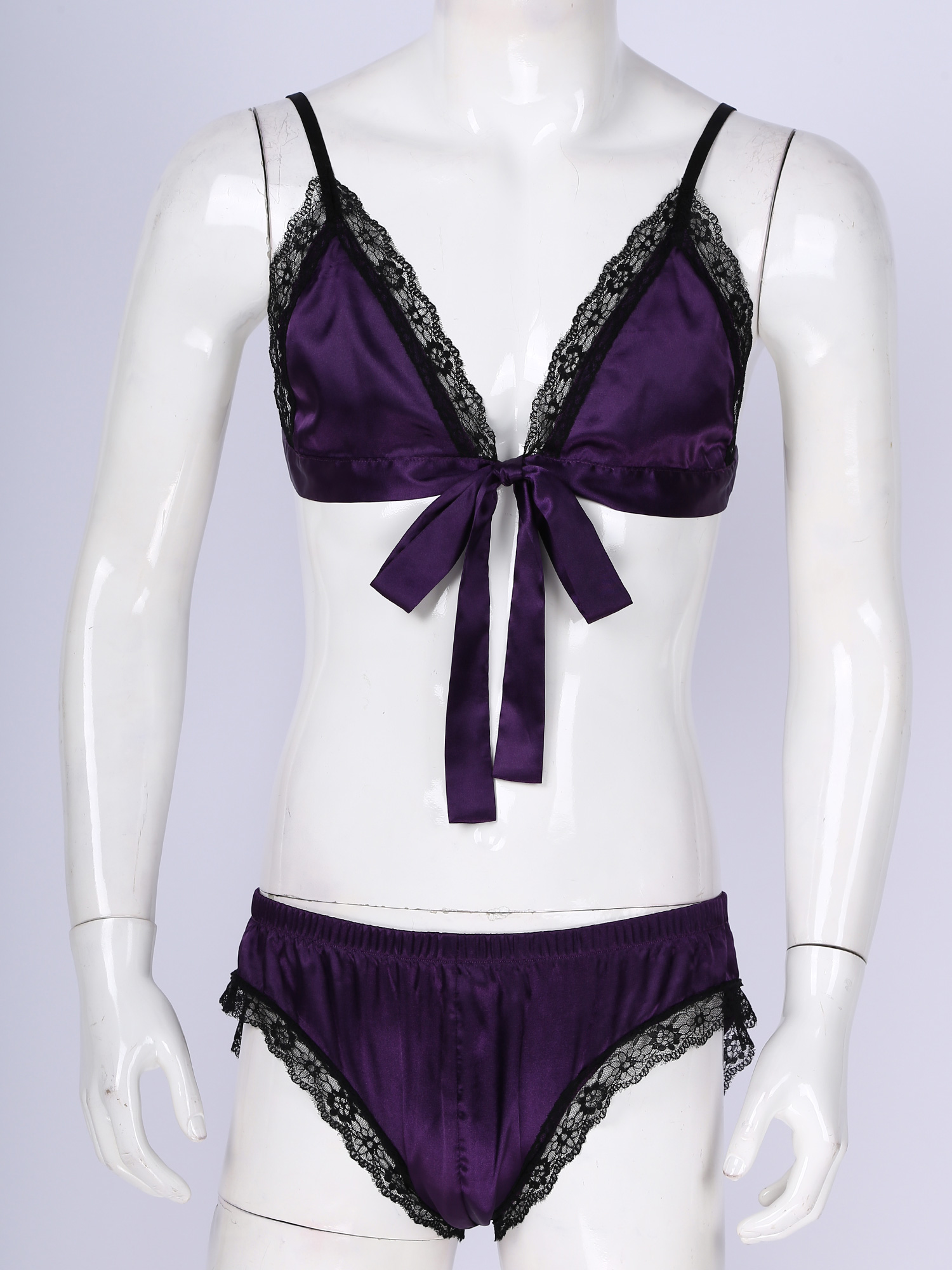 Lingerie de cetim para homem t - Sheer Mesh Bra avaliação e preço