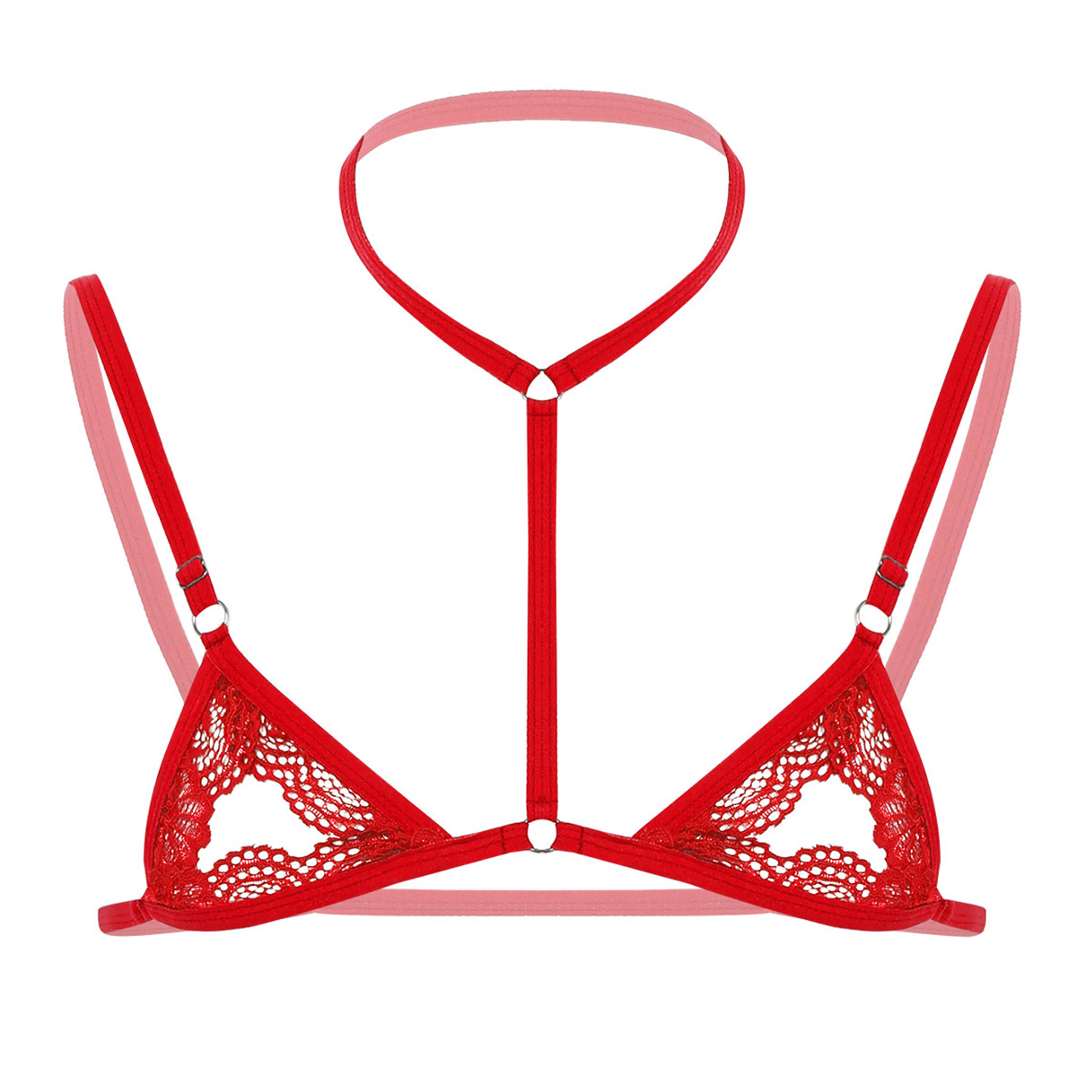 Sexy masculino arnês sutiã eró - Sheer Bra Lace avaliação e preço