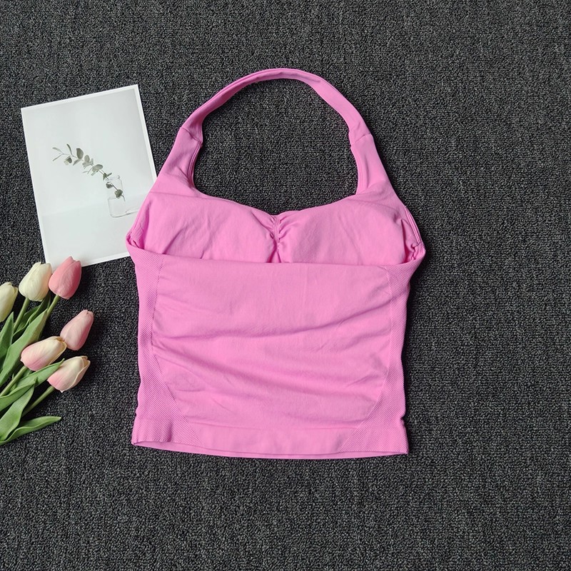 Feminino sem costura halter su - T Shirt Bra Seamless avaliação e preço