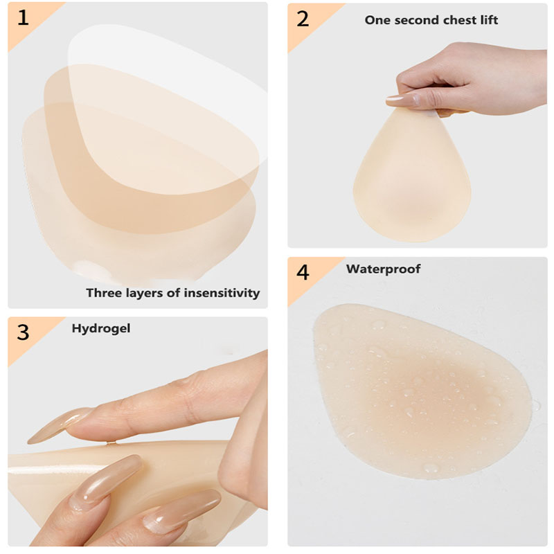 Sutiã Invisível Waterdrop de S - Push Up Bra Silicone avaliação e preço