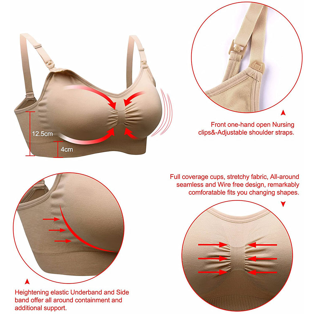 Sutiã de enfermagem maternidad - Sleep Bra Bralette avaliação e preço