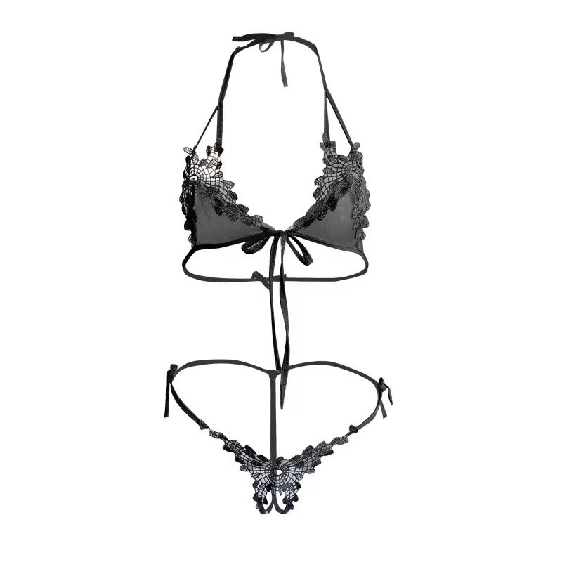 Lingerie sensual para mulheres - Lace Bralette Set avaliação e preço