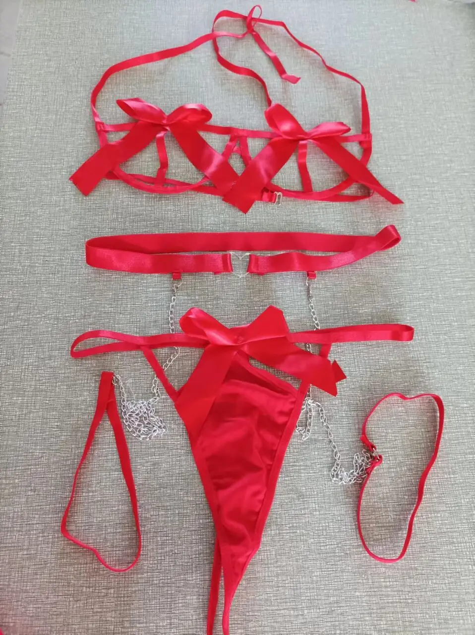 Lingerie sexy mulher renda tra - Lace Bralette Set avaliação e preço
