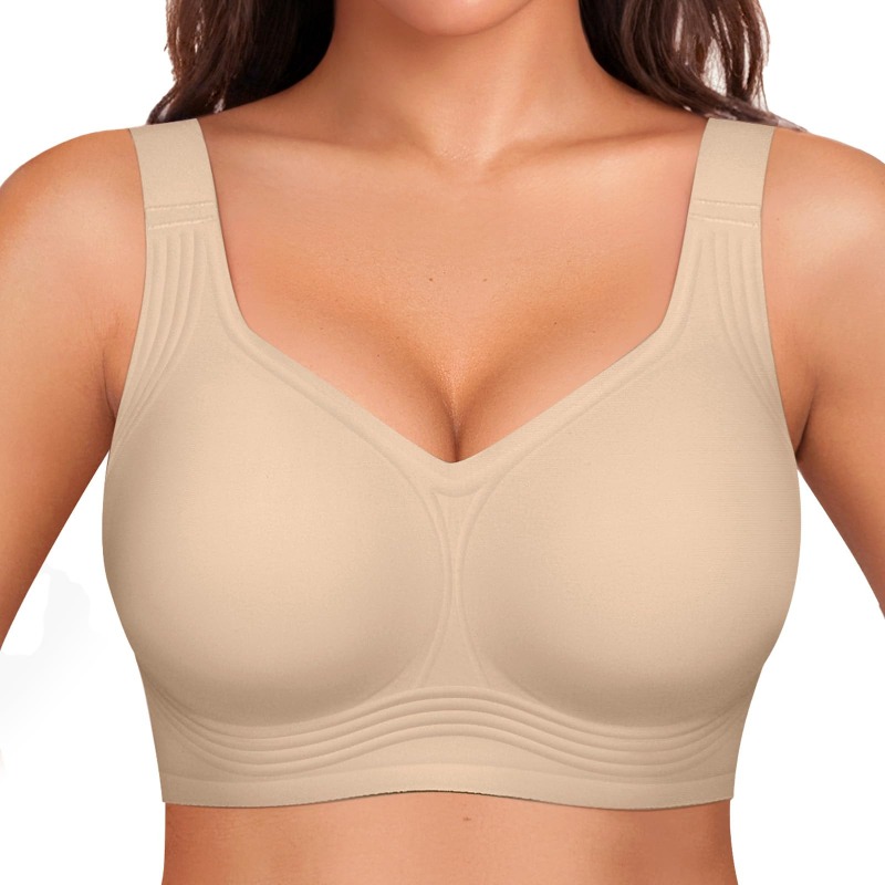 Sutiã Jelly Sem Fio Plus Size  - Underwire Bra Padded avaliação e preço