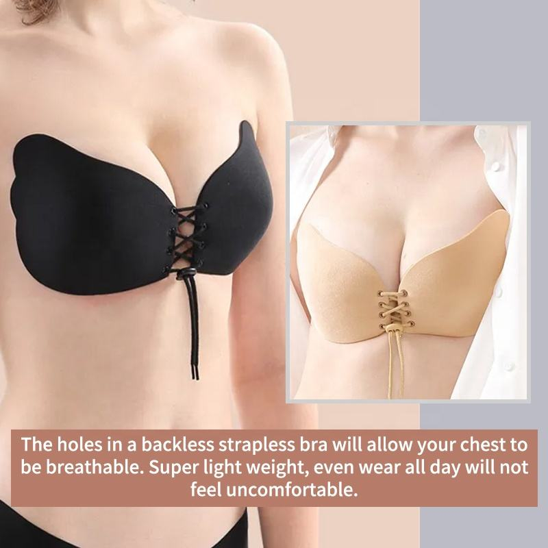 Fita de silicone autoadesiva e - Strapless Bra Adhesive avaliação e preço