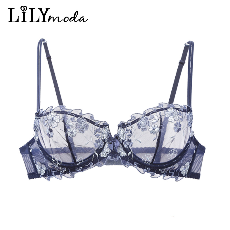 Lilymoda sutiã feminino transp - Demi Bra Balconette avaliação e preço