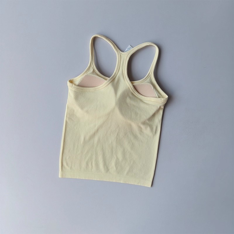 Verão feminino yoga camisola e - T Shirt Bra Seamless avaliação e preço