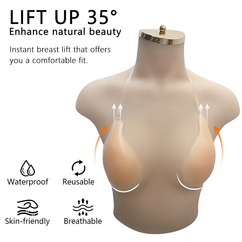 1 Peça Sutiã de Silicone Invis - Push Up Bra Silicone avaliação e preço