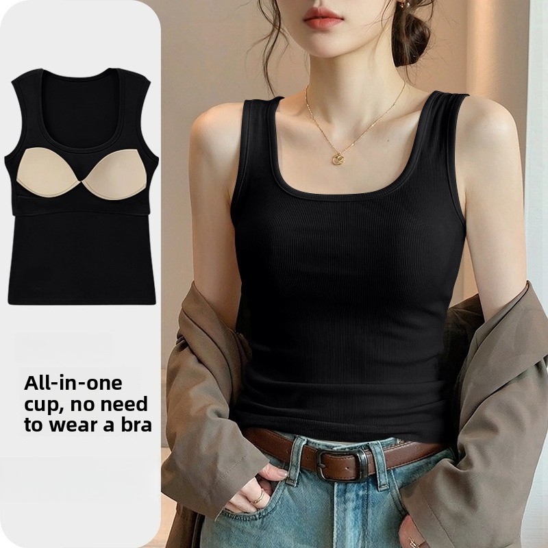 Novo Top Sem Costura com Sutiã - T Shirt Bra Seamless avaliação e preço