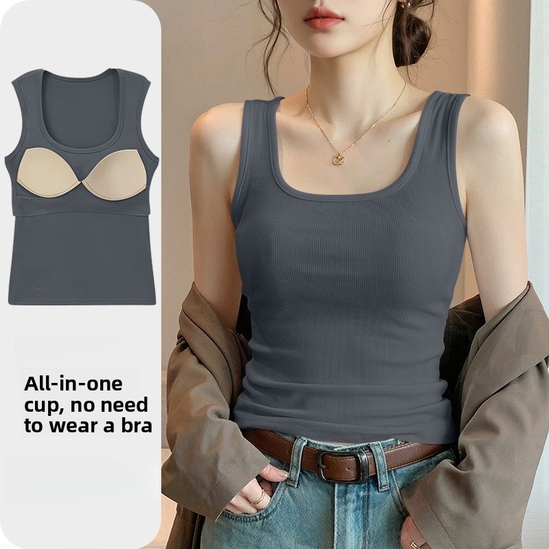Novo Top Sem Costura com Sutiã - T Shirt Bra Seamless avaliação e preço