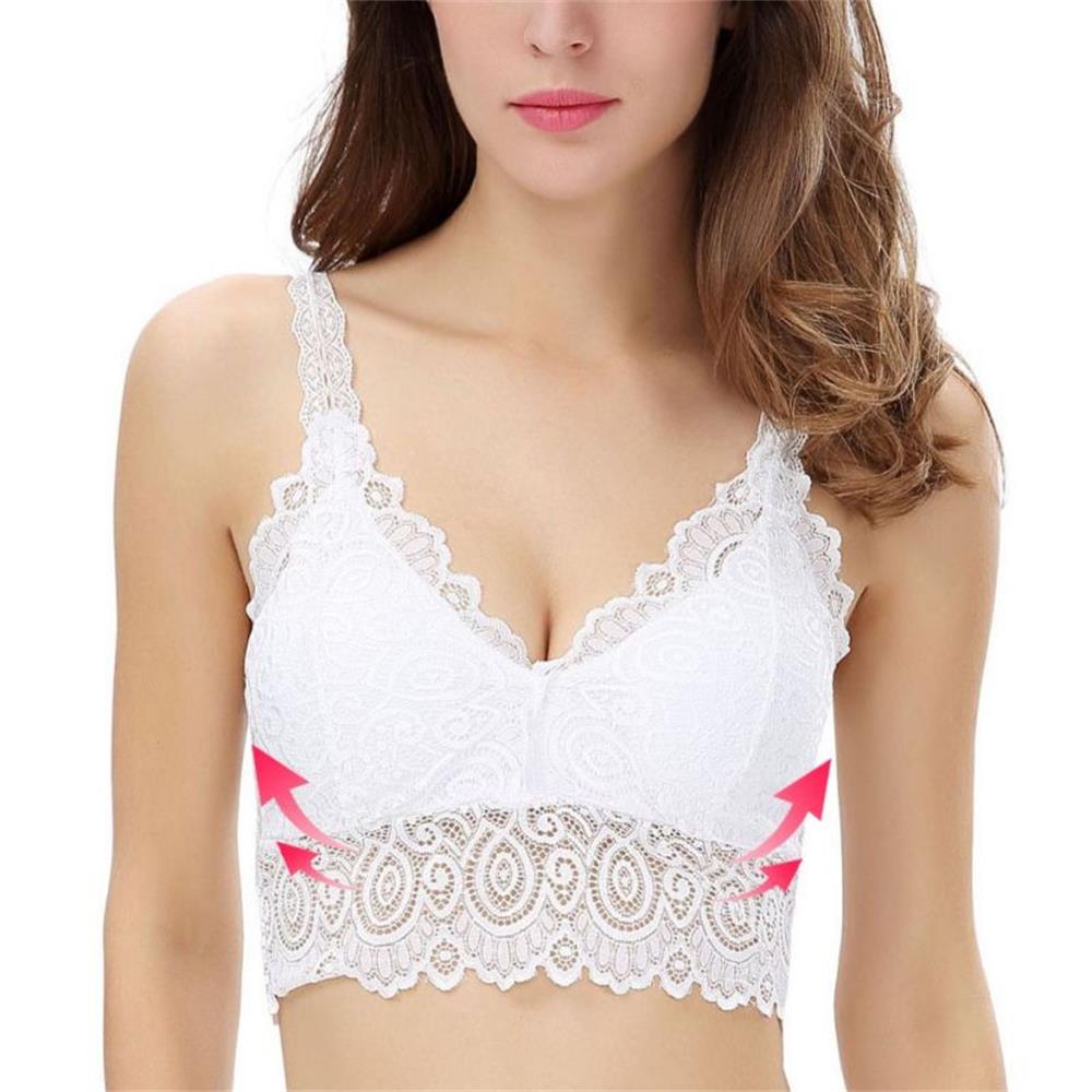 Verão feminino rendas algodão  - T Shirt Bra Seamless avaliação e preço