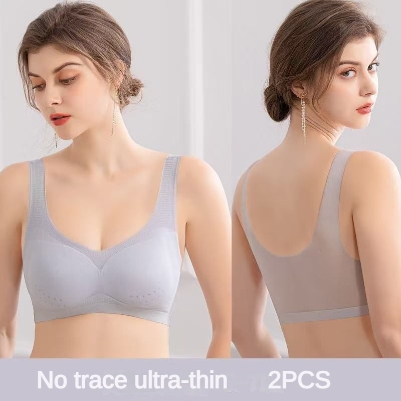 2 pçs sutiã sexy lingerie plus - Sleep Bra Bralette avaliação e preço