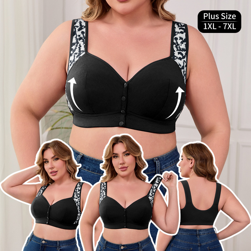 Sutiã Plus Size XL-7XL com Fec - Full Coverage Bra avaliação e preço