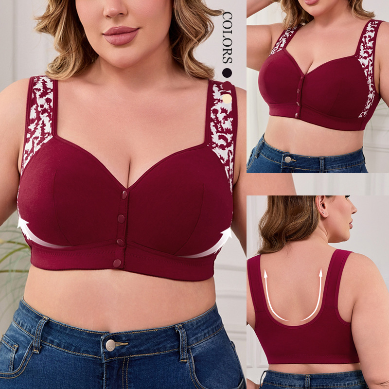 Sutiã Plus Size XL-7XL com Fec - Full Coverage Bra avaliação e preço